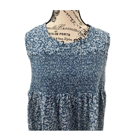 True Craft Women's Plus Size Sleeveless Smocked Knit Tunic Tank NWT Size 2X - Picture 2 of 7